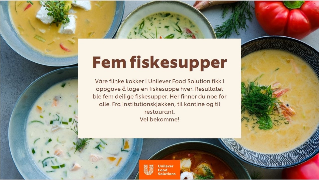 Fem fiskesupper Fem fiskesupper